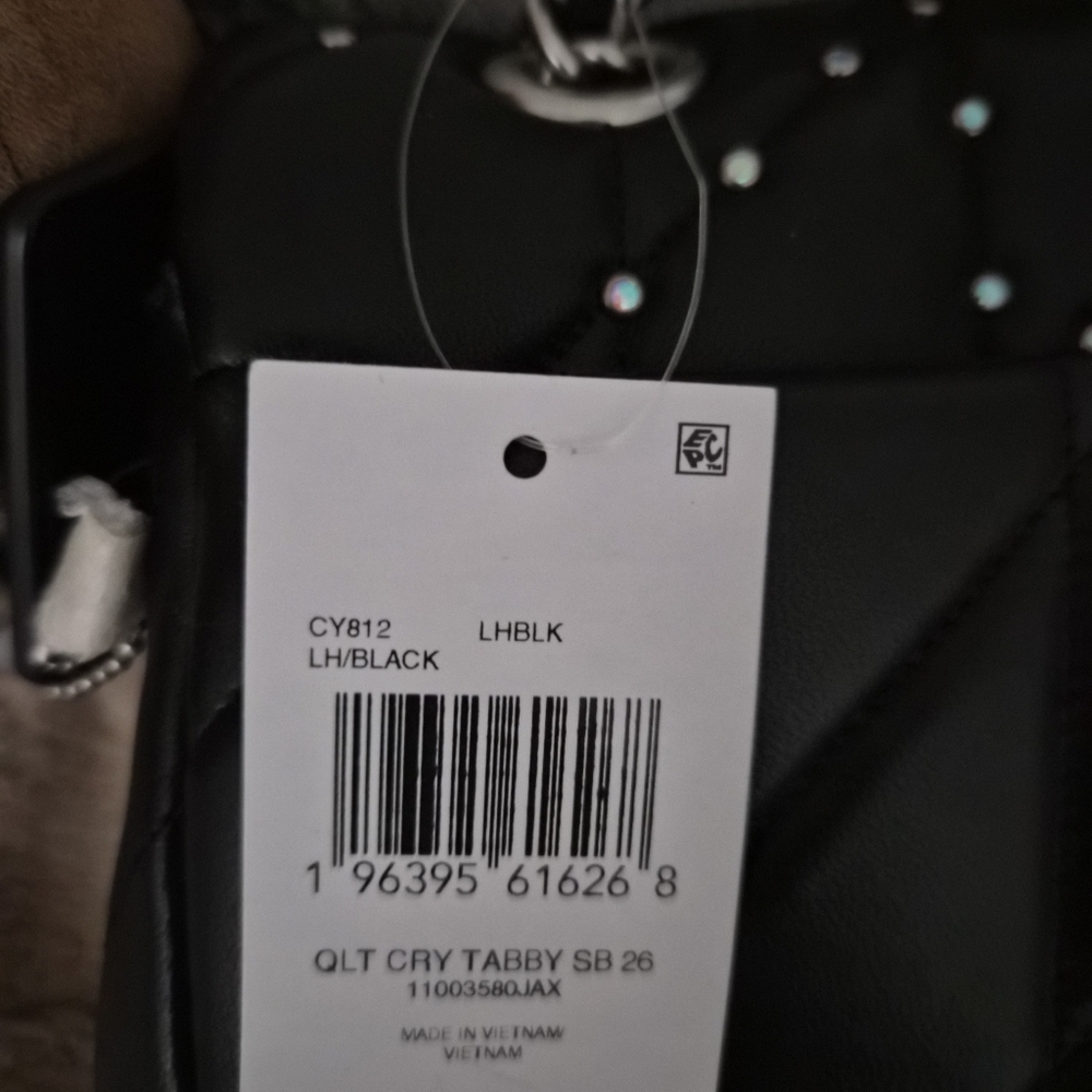 Coach Quilted Tabby 26 with Crystal Rivets | Nappa Leather | Collector’s Edition - Picture 10 of 10